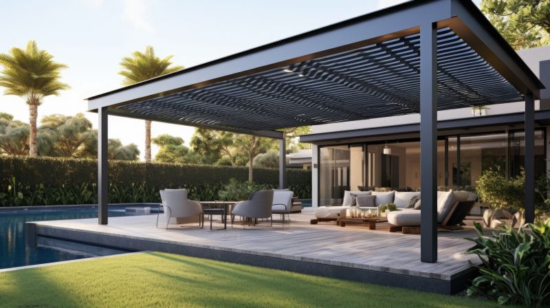 Modern Metal Pergolas
